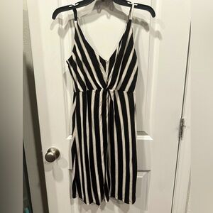 Black and white striped dress from H&M. Only worn once. Size medium